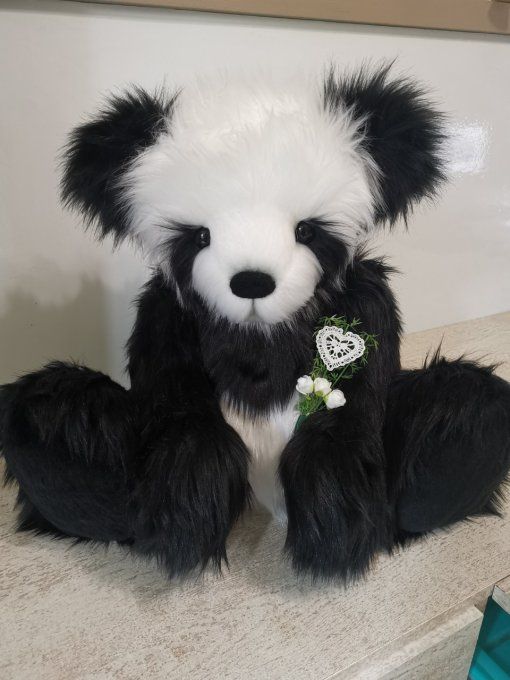 Asia ours panda de collection 65cm PIECE UNIQUE